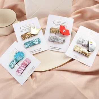 12Sets 2in1 ins Boutique Glitter Tiaras Shell Red Mouth Cloud Snap Clips Cartoon Barrettes Fashion Princess Hair Accessories
12Sets 2in1 ins Boutique Glitter Tiaras Shell Red Mouth Cloud Snap Clips Cartoon Barrettes Fashion Princess Hair Accessories