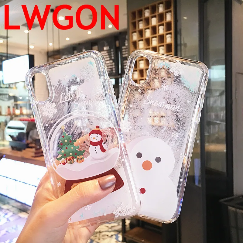 2019 Christmas Snow Glitter Liquid Quicksand Phone Case For iPhone 6 6s 7 8 plus Clear Transparent Cover For iPhone X XR XS Max
2019 Christmas Snow Glitter Liquid Quicksand Phone Case For iPhone 6 6s 7 8 plus Clear Transparent Cover For iPhone X XR XS Max
