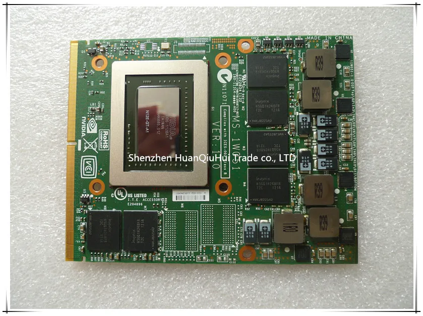 Wholesales MS-1W051 NVIDIA GeForce GTX 570M GTX570M N12E-GT-A1 1.5GB GDDR5 Graphics Card FOR MSI full tested
Wholesales MS-1W051 NVIDIA GeForce GTX 570M GTX570M N12E-GT-A1 1.5GB GDDR5 Graphics Card FOR MSI full tested