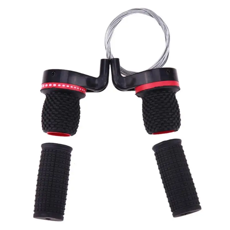 New 1 Pair Twist Bicycle Gear Shifters Cycling MTB Road Mountain Bike Grip Speed Conjoined DIP Derailleur Bicycle Parts
New 1 Pair Twist Bicycle Gear Shifters Cycling MTB Road Mountain Bike Grip Speed Conjoined DIP Derailleur Bicycle Parts
