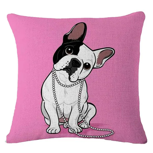 High-quality Personalized European French Bulldog Theme Printed Pattern Pillow Sets Linen Square Pillowcases Pink bottom gray d
High-quality Personalized European French Bulldog Theme Printed Pattern Pillow Sets Linen Square Pillowcases Pink bottom gray d