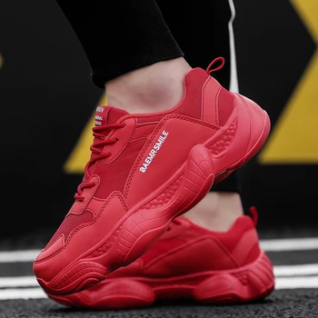 Tennis Masculino Vulcanized Shoes for Men Breathable Sneakers Male Thick Bottom Platforms Fashion Casual Shoes Damping Sneakers
Tennis Masculino Vulcanized Shoes for Men Breathable Sneakers Male Thick Bottom Platforms Fashion Casual Shoes Damping Sneakers