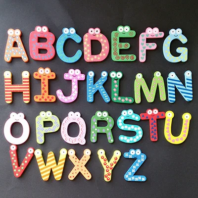 Wood 26 Alphabet Letters Fridge Magnets Baby Educational Learning Stickers Decorative Refrigerator Board Home Decor
Wood 26 Alphabet Letters Fridge Magnets Baby Educational Learning Stickers Decorative Refrigerator Board Home Decor