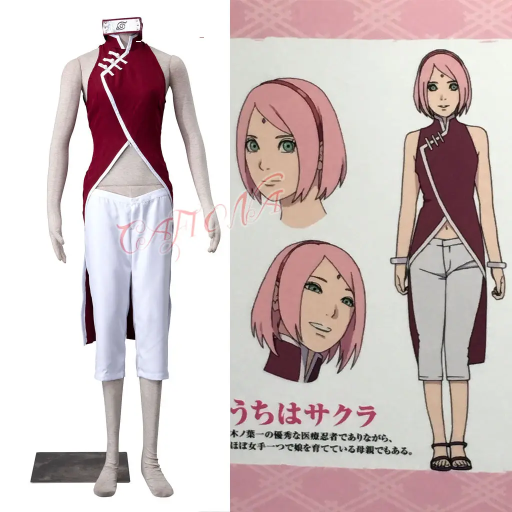 Cafiona Cheap Naruto BORUTO Haruno Sakura Cosplay Costume with Headband Sexy Girls Outfit
Cafiona Cheap Naruto BORUTO Haruno Sakura Cosplay Costume with Headband Sexy Girls Outfit