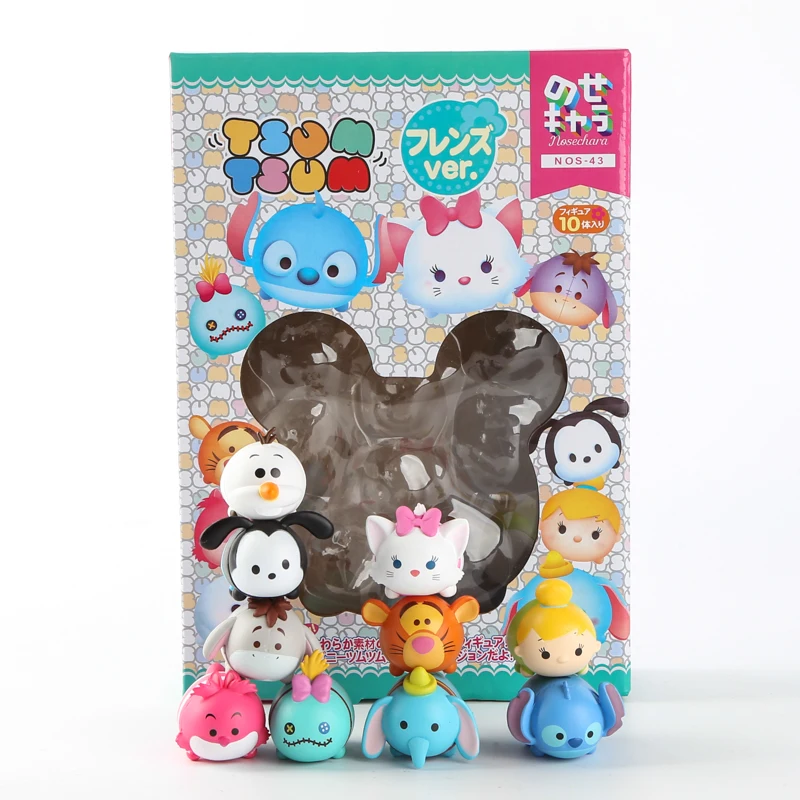 Tsum Mini 10PCS Figures Stack Cute Stitch Scrump Oswald Dumbo Marie Cheshire Cat Olaf Tinker Bell Eeyore Tigger Toy Doll
Tsum Mini 10PCS Figures Stack Cute Stitch Scrump Oswald Dumbo Marie Cheshire Cat Olaf Tinker Bell Eeyore Tigger Toy Doll