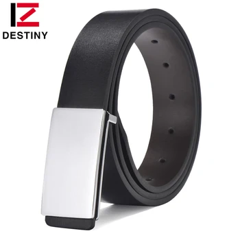 DESTINY Designer Fashion Leather Belt Men High Quality Luxury Brand Casual Strap Male Silver S Smooth Buckle Cowather For Jeans
DESTINY Designer Fashion Leather Belt Men High Quality Luxury Brand Casual Strap Male Silver S Smooth Buckle Cowather For Jeans