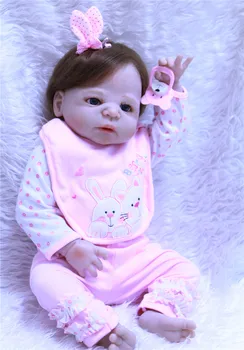 NPK whole silicone doll reborn 23" adorable victoria girl eborn babies kids gift toy doll bebes reborn menina bonecas
NPK whole silicone doll reborn 23" adorable victoria girl eborn babies kids gift toy doll bebes reborn menina bonecas
