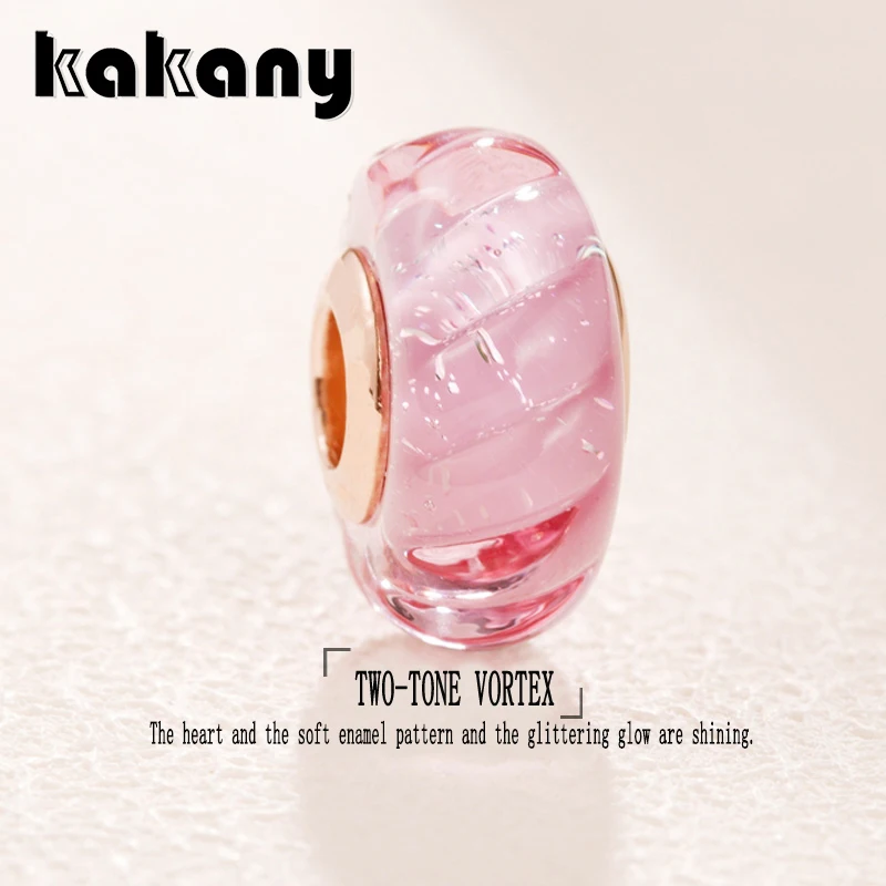 KAKANY 2019 Mother's Day New 925 Sterling Silver ROSE GLITTERING GROOVES MURANO CHARM High Quality 1:1 for popular Bracelet
KAKANY 2019 Mother's Day New 925 Sterling Silver ROSE GLITTERING GROOVES MURANO CHARM High Quality 1:1 for popular Bracelet