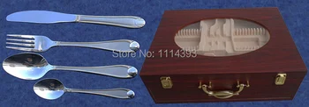 2240G-P518 Gold-plated S-S Cutlery set 72pcs with Wooden Case/ Flatware set 72PCS with Wooden Box/ Cutlery set 72pcs as Gift
2240G-P518 Gold-plated S-S Cutlery set 72pcs with Wooden Case/ Flatware set 72PCS with Wooden Box/ Cutlery set 72pcs as Gift