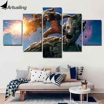 5 piece canvas wall art HD posters and prints canvas battle raccoon galaxy rocket Anime posters home decor free shipping XA2307B
5 piece canvas wall art HD posters and prints canvas battle raccoon galaxy rocket Anime posters home decor free shipping XA2307B
