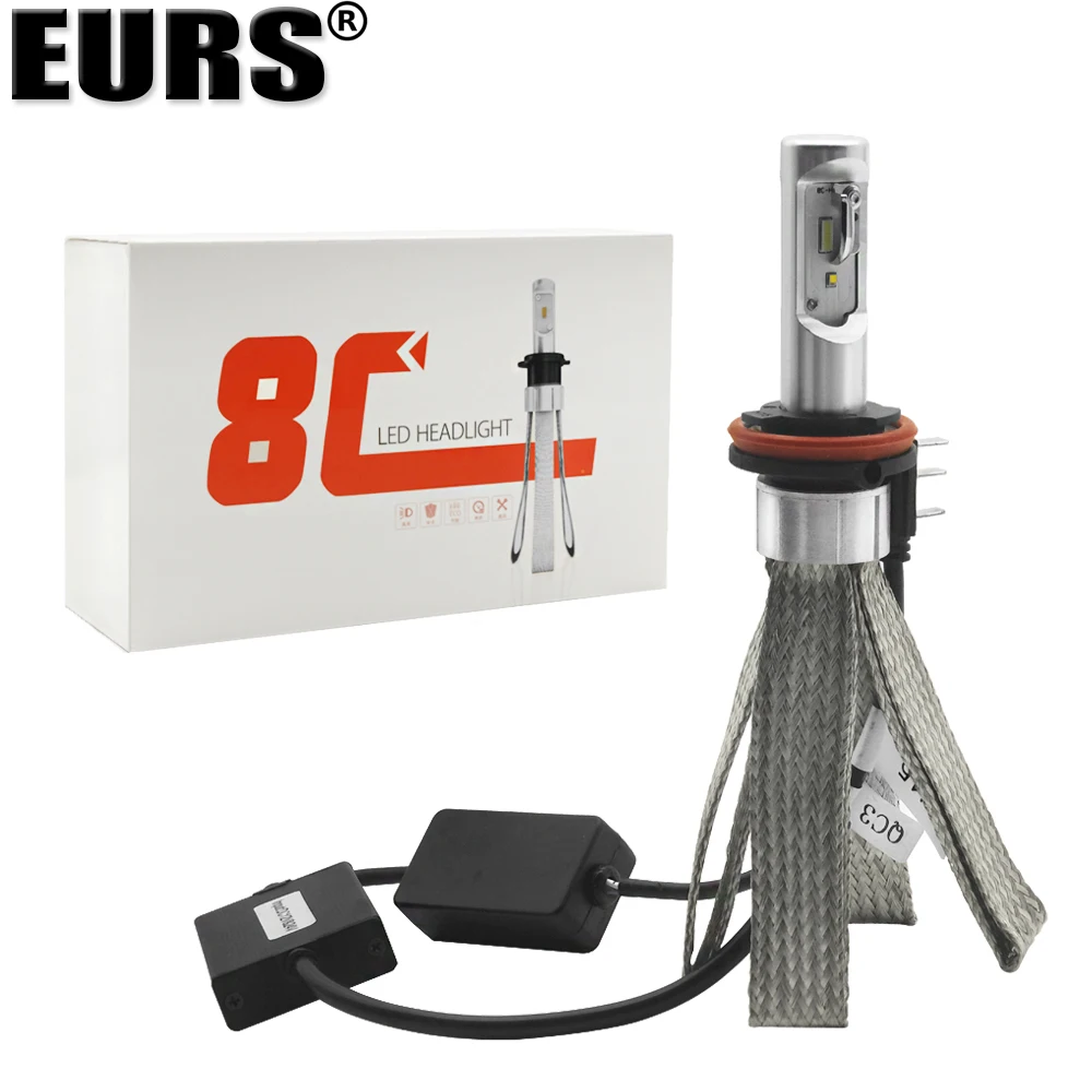 EURS 2PCS 8C 80W 8000LM H4 H13 9004 9007 Hi/Lo Beam Auto LED Headlight 12V 6000K H7 H11 H13 H15 D2H 9004 9007 Canbus car Lamps 
EURS 2PCS 8C 80W 8000LM H4 H13 9004 9007 Hi/Lo Beam Auto LED Headlight 12V 6000K H7 H11 H13 H15 D2H 9004 9007 Canbus car Lamps