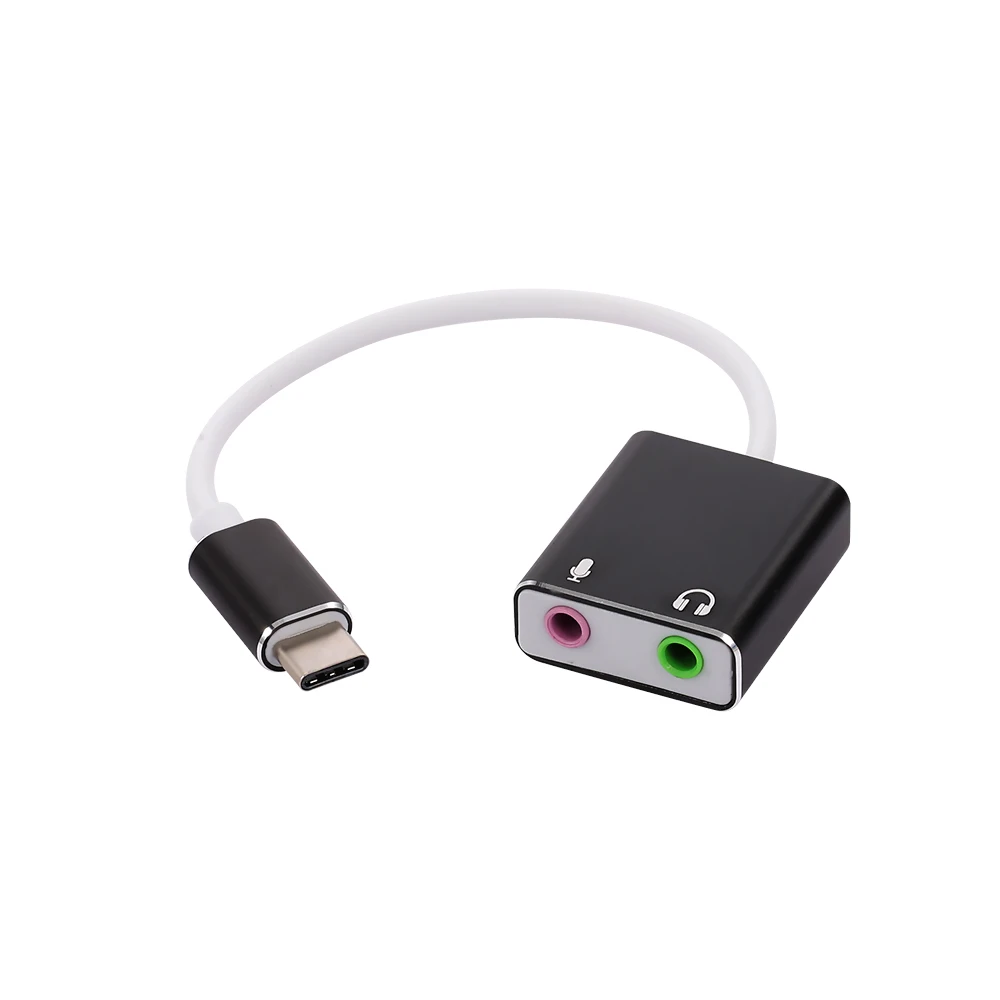 USB C Type C Type-C External Sound Card Hi-Fi Magic Voice 7.1 CH Audio Card Adapter Earphone Microphone Speaker for Laptop
USB C Type C Type-C External Sound Card Hi-Fi Magic Voice 7.1 CH Audio Card Adapter Earphone Microphone Speaker for Laptop