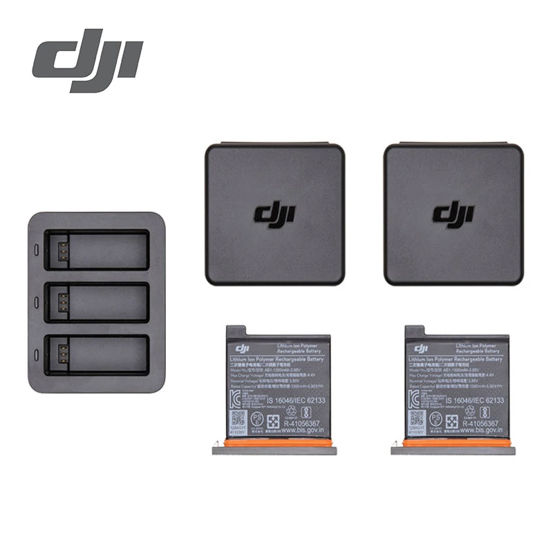 DJI Osmo Action Charging Kit Intelligent charging system for increased charging efficiency compatible with DJI Osmo Action
DJI Osmo Action Charging Kit Intelligent charging system for increased charging efficiency compatible with DJI Osmo Action