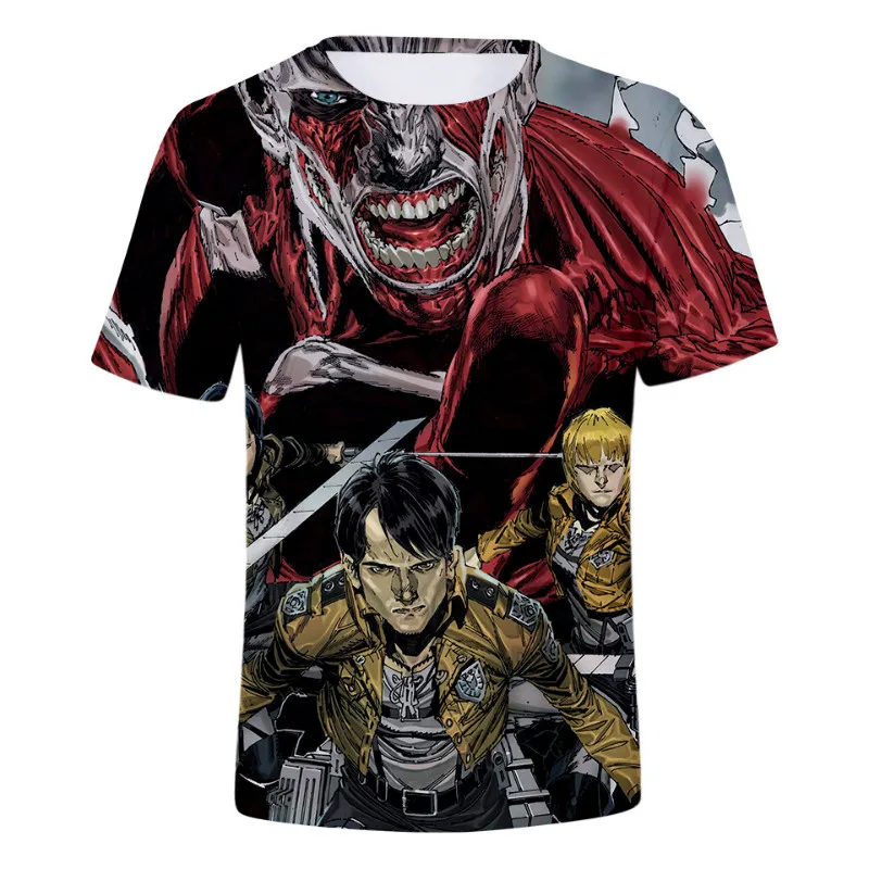 Anime Attack on Titan Cosplay Costume Shingeki no Kyojin Legion Cartoon Printed Short Sleeve Tops T-shirt Costume
Anime Attack on Titan Cosplay Costume Shingeki no Kyojin Legion Cartoon Printed Short Sleeve Tops T-shirt Costume