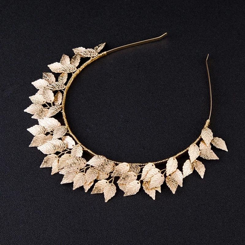 Leaves Pageant Hair Bands Baroque Forehead Jewelry Silver Gold Metal Headpiece Tiara Bridal Women Wedding Hair Accessories
Leaves Pageant Hair Bands Baroque Forehead Jewelry Silver Gold Metal Headpiece Tiara Bridal Women Wedding Hair Accessories