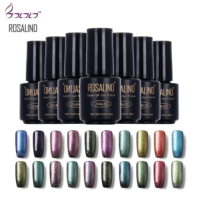 ROSALIND 7ml 3D Colorful NailPolish Chameleon Gel Manicure UV Gel Color Polish Need UV LED Lamp Nail Polish Glitter Gel New
ROSALIND 7ml 3D Colorful NailPolish Chameleon Gel Manicure UV Gel Color Polish Need UV LED Lamp Nail Polish Glitter Gel New