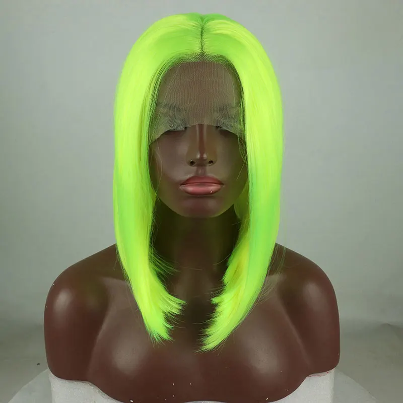 Bombshell Light Green Short Bob Synthetic Lace Front Wig Straight Heat Resistant Fiber Hair Middle Parting For White Women Wigs
Bombshell Light Green Short Bob Synthetic Lace Front Wig Straight Heat Resistant Fiber Hair Middle Parting For White Women Wigs
