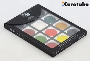 ZIG Kuretake Solid Watercolor Paint Set 12 Colors 24 Colors Paints Brushes Post Cards Ink Stick Ink-Stone Japan
ZIG Kuretake Solid Watercolor Paint Set 12 Colors 24 Colors Paints Brushes Post Cards Ink Stick Ink-Stone Japan
