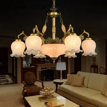 Simple European style chandeliers idyllic Mediterranean restaurant room art glass lamp Vintage wrought iron gilt Chandelier
Simple European style chandeliers idyllic Mediterranean restaurant room art glass lamp Vintage wrought iron gilt Chandelier