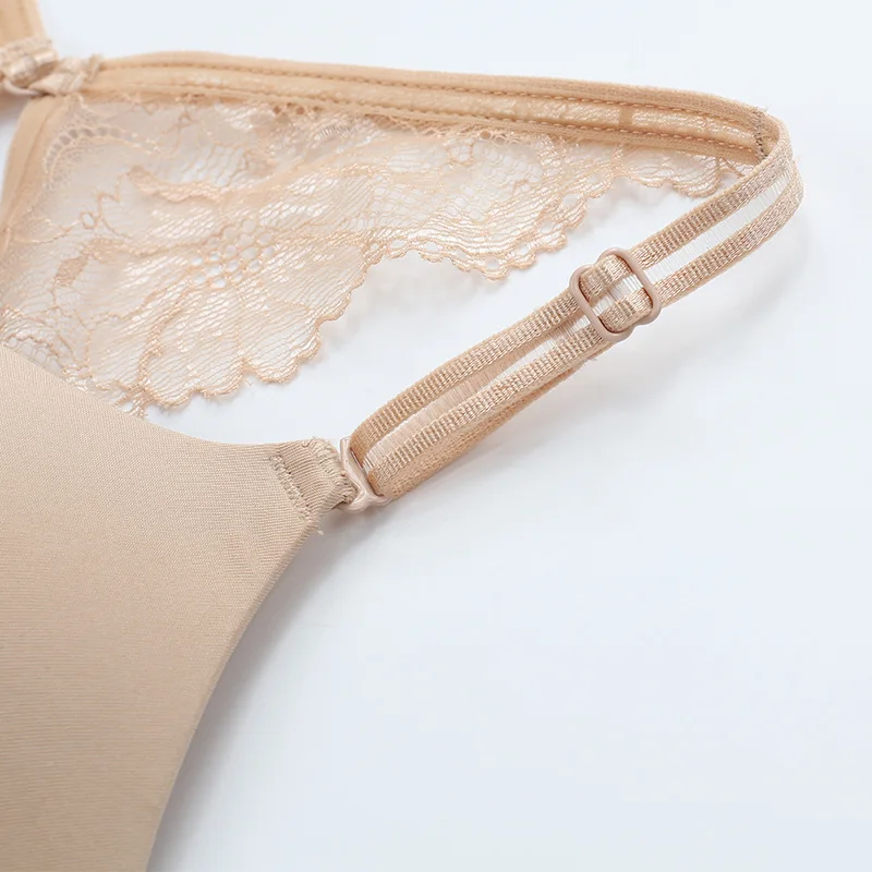 New Fashion Brand Seamless Lace Bra Set Women Underwear Sexy Push Up Bras and Lace Butterfly