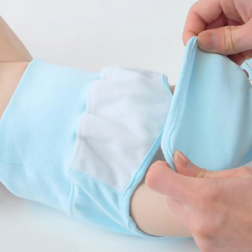 Новорожденные тканевые подгузники для детей хлопковые Дышащие Детские