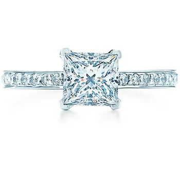 750 Gold Brand Jewelry Princess Paved Semi 1CT SONA Synthetic Diamonds Engagement Ring Bride Gold 750 Genuine Jewellery Graceful
750 Gold Brand Jewelry Princess Paved Semi 1CT SONA Synthetic Diamonds Engagement Ring Bride Gold 750 Genuine Jewellery Graceful
