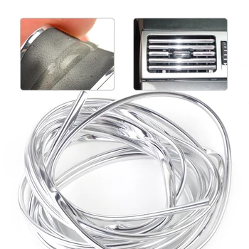 DWCX 4M Silver Chrome Plated Air Conditioner Strip Bumper Edge Side Vent Grille Cover Trim Car Auto for VW Audi Chevrolet Ford
DWCX 4M Silver Chrome Plated Air Conditioner Strip Bumper Edge Side Vent Grille Cover Trim Car Auto for VW Audi Chevrolet Ford