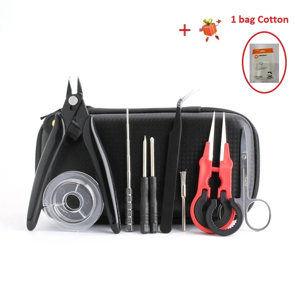 Mini Vape DIY Tool X9 Bag Tweezers Pliers Wire Heaters Kit Coil For Packing Electronic Cigarette Accessories
Mini Vape DIY Tool X9 Bag Tweezers Pliers Wire Heaters Kit Coil For Packing Electronic Cigarette Accessories