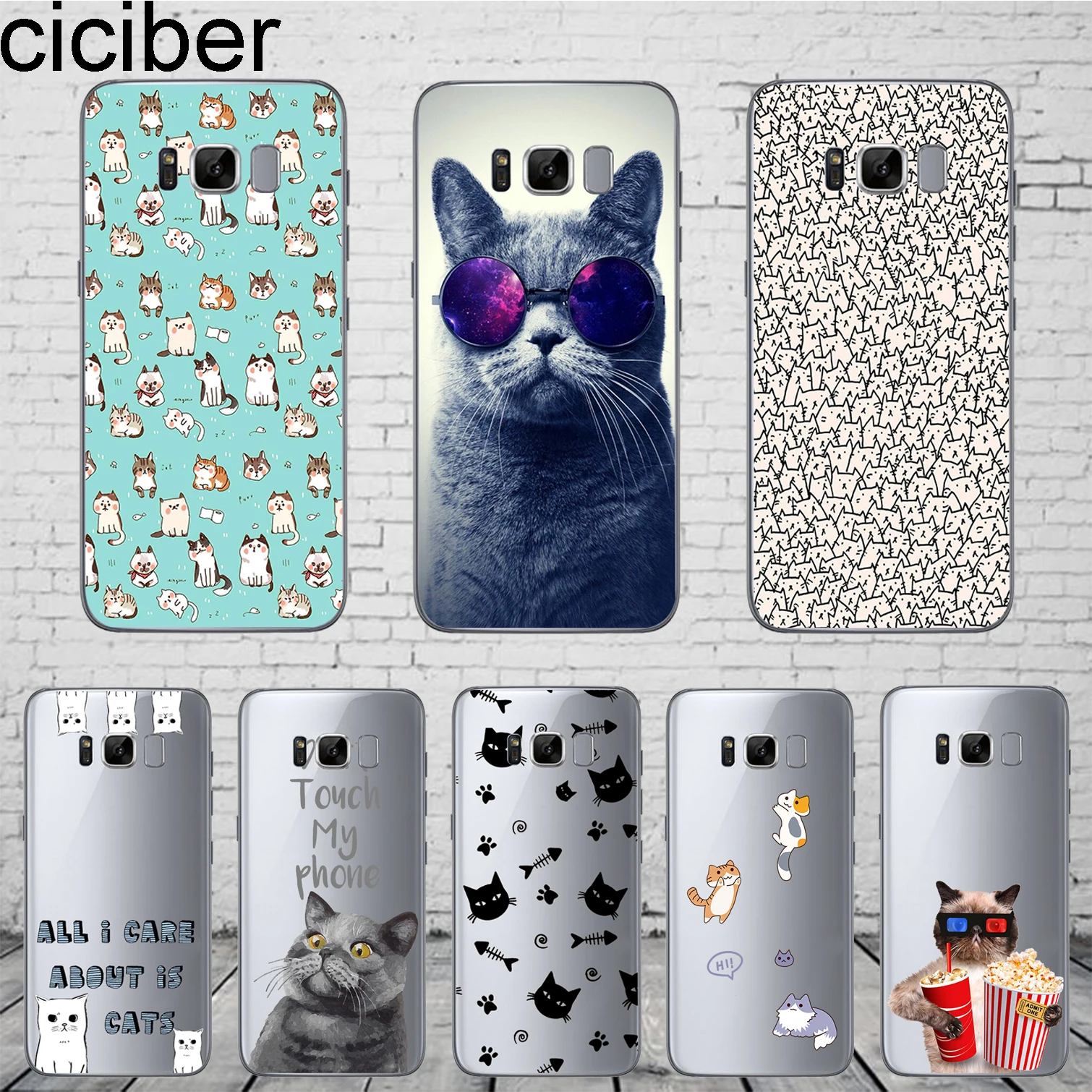 ciciber Animal Funny Cute Cartoon Cat Phone Case For Samsung Galaxy S7 S9 S6 Edge S8 Plus Soft Silicone TPU Cover Coque
ciciber Animal Funny Cute Cartoon Cat Phone Case For Samsung Galaxy S7 S9 S6 Edge S8 Plus Soft Silicone TPU Cover Coque