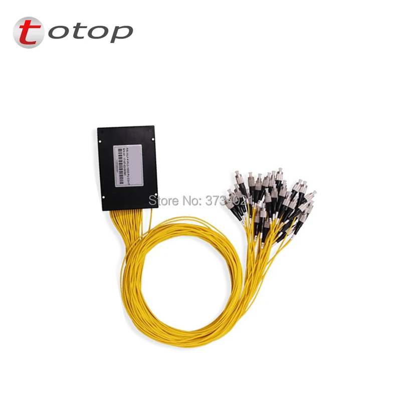 1x32 ABS FC UPC PLC Splitter 3mm diameter, Single mode 1 Split 32 PLC Splitter 1310/1550nm Wavelength
1x32 ABS FC UPC PLC Splitter 3mm diameter, Single mode 1 Split 32 PLC Splitter 1310/1550nm Wavelength