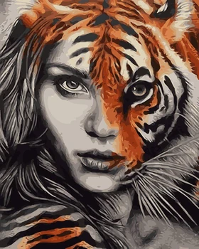 5D DIY Crystal Diamond Painting Animal Tiger Full Square Tigress's Soul Kits Rhinestones Embroidery Mosaic Art Gift Wall Sticker
5D DIY Crystal Diamond Painting Animal Tiger Full Square Tigress's Soul Kits Rhinestones Embroidery Mosaic Art Gift Wall Sticker