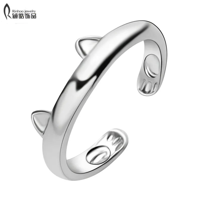 Cute Cat Adjustable Ring Cat Rings Claw Paw Fashion Jewelry Wedding Bride Jewelry Gift For Women
Cute Cat Adjustable Ring Cat Rings Claw Paw Fashion Jewelry Wedding Bride Jewelry Gift For Women