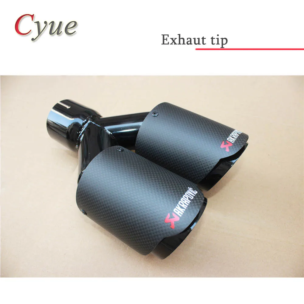 1 PCS Y Model Akrapovic Carbon with Black 304 stainless steel Exhausts Dual End Tips for BMW BENZ AUDI etc Exhaust Dual Tips
1 PCS Y Model Akrapovic Carbon with Black 304 stainless steel Exhausts Dual End Tips for BMW BENZ AUDI etc Exhaust Dual Tips
