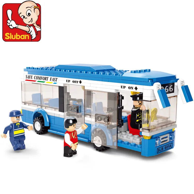SLUBAN 0330 Blue City Bus 235 Pieces ABS Plastic Building DIY Block Sets Toys For Children Compatible With Gift
SLUBAN 0330 Blue City Bus 235 Pieces ABS Plastic Building DIY Block Sets Toys For Children Compatible With Gift
