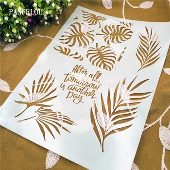 Leaves scrapbook stencils spray plastic mold shield DIY cake hollow Embellishment printing lace ruler valentine
Leaves scrapbook stencils spray plastic mold shield DIY cake hollow Embellishment printing lace ruler valentine
