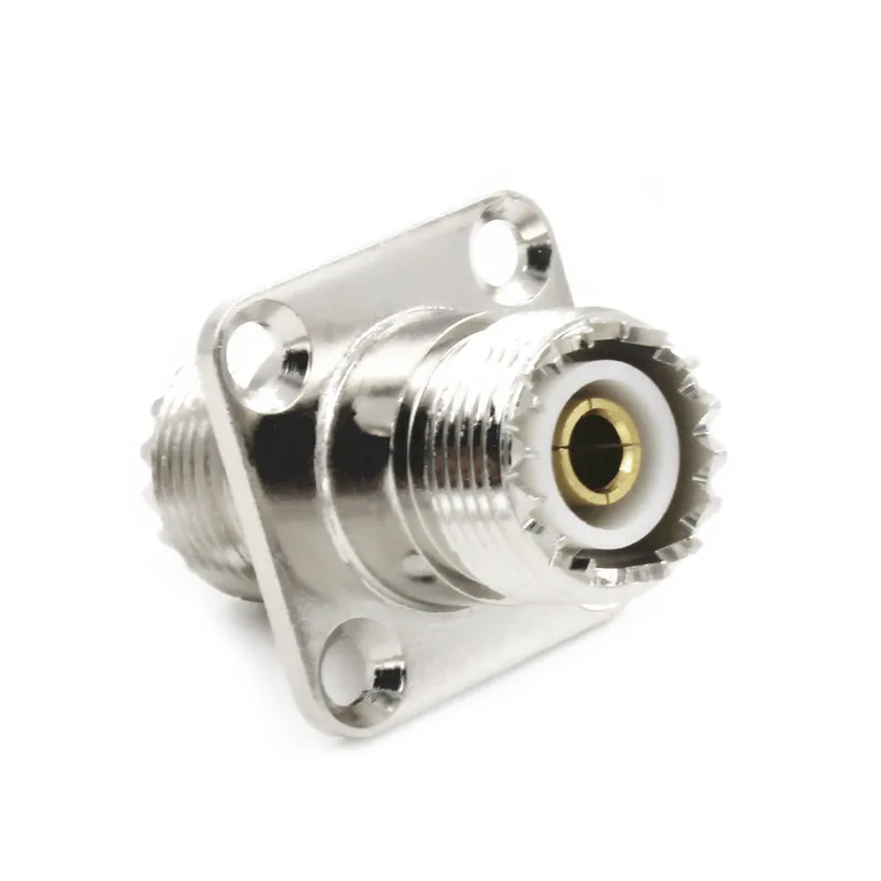 Electronics RF Coaxial Coax Adapter UHF Female to Female SO-239 SO239 with Panel TN88
Electronics RF Coaxial Coax Adapter UHF Female to Female SO-239 SO239 with Panel TN88