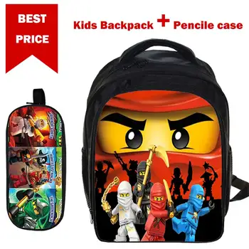 New Lego Backpacks Gifts for Boys Girls Kids Cartoon Movie Lego Ninjago Pattern School Bag with Pencile Case Mochila Para Ninos
New Lego Backpacks Gifts for Boys Girls Kids Cartoon Movie Lego Ninjago Pattern School Bag with Pencile Case Mochila Para Ninos
