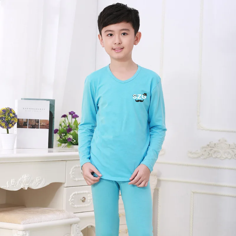 Children Boys Long John Suits Teenagers Clothing Underwear Kids Pajamas Set Nightwear Homewear Solid Long Sleeve Sleepwear 6-16Y
Children Boys Long John Suits Teenagers Clothing Underwear Kids Pajamas Set Nightwear Homewear Solid Long Sleeve Sleepwear 6-16Y