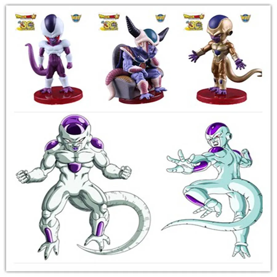 8X5cm 6 Styles Dragon Ball Z GoldFliesa King Cold Saab WCF Dragon Ball Figure Boys Toy PVC Model Anime Collection Kid Toy
8X5cm 6 Styles Dragon Ball Z GoldFliesa King Cold Saab WCF Dragon Ball Figure Boys Toy PVC Model Anime Collection Kid Toy