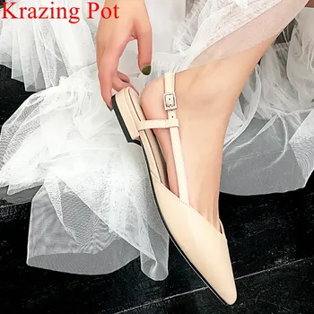 2019 superstar big size cow leather square heel sandals elegant ankle strap low heels pointed toe concise shallow shoes L3f2
2019 superstar big size cow leather square heel sandals elegant ankle strap low heels pointed toe concise shallow shoes L3f2