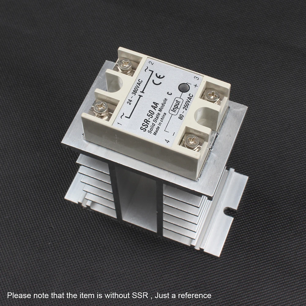 Single Phase Solid State Relay SSR Aluminum Heat Sink Dissipation Radiator Newest,Suitable for 10A-100A relay
Single Phase Solid State Relay SSR Aluminum Heat Sink Dissipation Radiator Newest,Suitable for 10A-100A relay