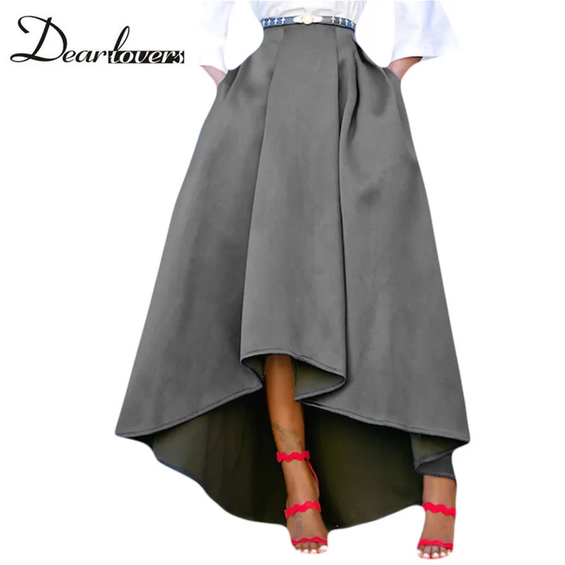 Grey-Asymmetric-High-Low-Hem-Maxi-Prom-Skirt-LC65062-11-24373_
