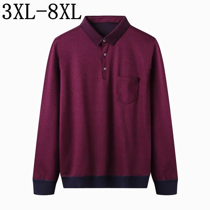 2019 New Spring Autumn Polo Shirt Men Top Quality Business Polos Long Sleeve Casual Mens Polo Shirt Plus Size 6XL 7XL 8XL
2019 New Spring Autumn Polo Shirt Men Top Quality Business Polos Long Sleeve Casual Mens Polo Shirt Plus Size 6XL 7XL 8XL