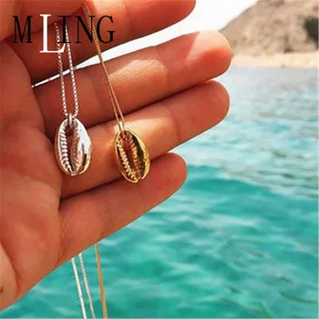 MLING Vintage Beach Metal Texture Shell Necklace Single Layer Simple Pendant Necklace & Pendants Jewelry
MLING Vintage Beach Metal Texture Shell Necklace Single Layer Simple Pendant Necklace & Pendants Jewelry
