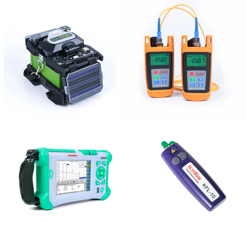 Komshine Fusion Splicer FX37 with OTDR QX50-S 1310/1550nm 32/30dB SM OPM OLS and VFL combos
Komshine Fusion Splicer FX37 with OTDR QX50-S 1310/1550nm 32/30dB SM OPM OLS and VFL combos