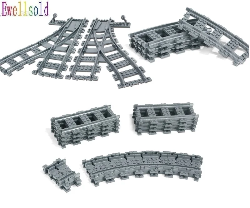 City Trains Train Track Rail Straight & Curved Rails Building Blocks Set Bricks Model Kids Toys Gifts 10pcs-100pcs
City Trains Train Track Rail Straight & Curved Rails Building Blocks Set Bricks Model Kids Toys Gifts 10pcs-100pcs
