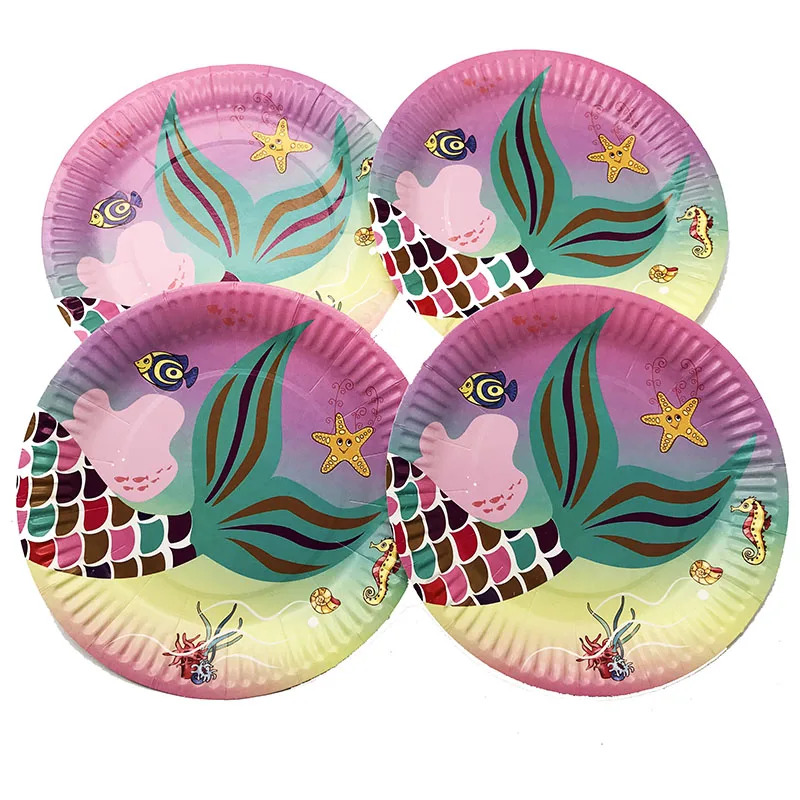 10pcs/lot Mermaid disposable plates baby shower Mermaid theme birthday party decorations Mermaid dishes plates
10pcs/lot Mermaid disposable plates baby shower Mermaid theme birthday party decorations Mermaid dishes plates