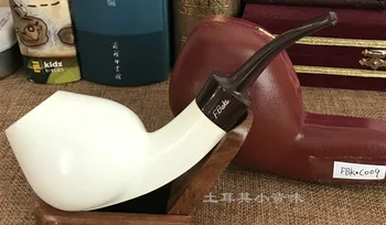 FBK.C050 Finest Block Turkey Meerschaum Pipe sepiolite by Eskisehir Master Fikri Baki Pipe-Pure Hand Craved Tobacco Smoking new
FBK.C050 Finest Block Turkey Meerschaum Pipe sepiolite by Eskisehir Master Fikri Baki Pipe-Pure Hand Craved Tobacco Smoking new