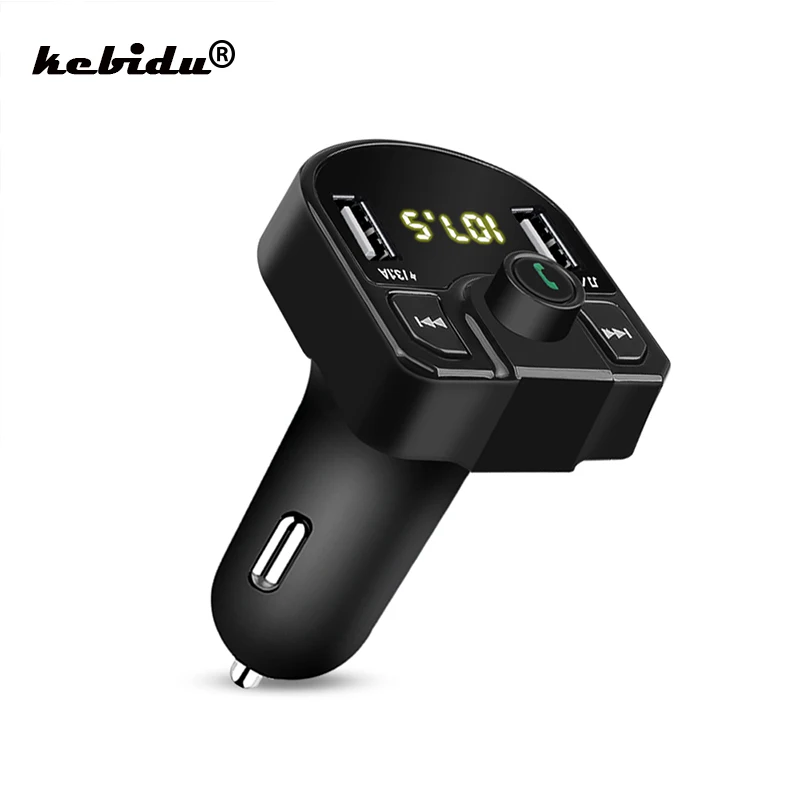 kebidu 3.1A Fast Dual USB Charger Power Adapter Bluetooth 4.2 MP3 Player Handsfree Car Kit FM Transmitter support TF Card U Disk
kebidu 3.1A Fast Dual USB Charger Power Adapter Bluetooth 4.2 MP3 Player Handsfree Car Kit FM Transmitter support TF Card U Disk