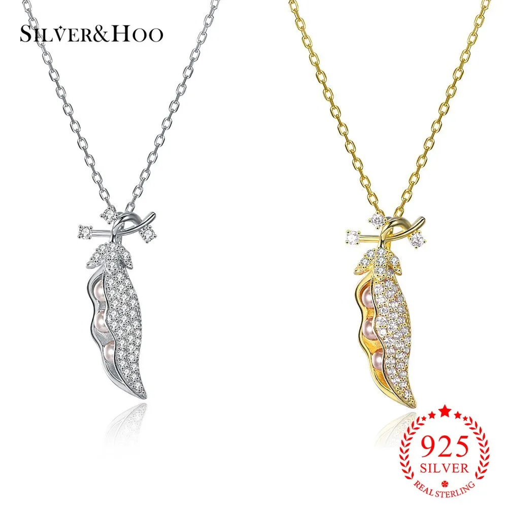 SILVERHOO Authentic S925 Real Sterling Silver Adzuki Bean Douchi Crystal Pendant Necklace for Wedding Engagement
SILVERHOO Authentic S925 Real Sterling Silver Adzuki Bean Douchi Crystal Pendant Necklace for Wedding Engagement